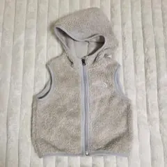 THE NORTH FACE フード付きベージュベスト