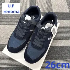 ★【新品未使用品】9043NV/26cm U.P renomaスニーカー