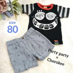 PARTY PARTY【Tシャツ&ショートパンツセット】80 CHEROKEEのサムネイル