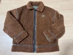 ボアブラウンリバーシブルジャケット ラージ