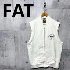 FAT エフエーティー メンズ スウェットベスト S ホワイトのサムネイル