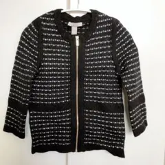 BANANA REPUBLIC ツイード風ニットジャケット