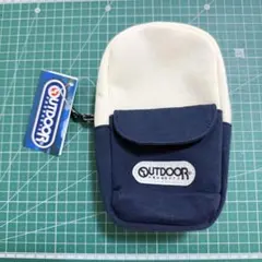 OUTDOOR PRODUCTS 筆箱 ポーチ ネイビー×ホワイトのサムネイル
