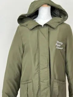 美品 レピピアルマリオ M 160 中綿 モッズコート カーキ 刺繍 通学