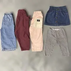 100cmパンツ　5点セット　女の子