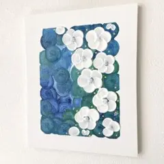 テクスチャーアート、現代アート、海、ニュアンス、抽象画、インテリア、原画、北欧、