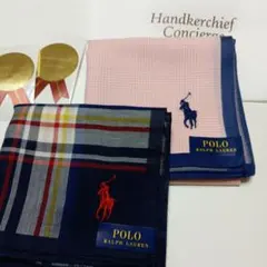 POLO RALPH LAUREN ハンカチ 2枚セット