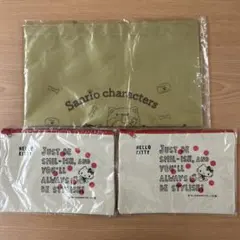 青山　ハローキティ ポーチ⭐︎ショッピングバッグ