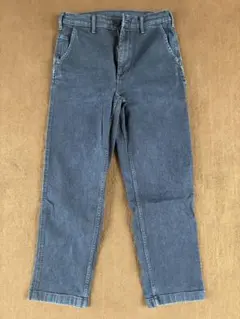 ダークブルーストレートデニムパンツ Sサイズ