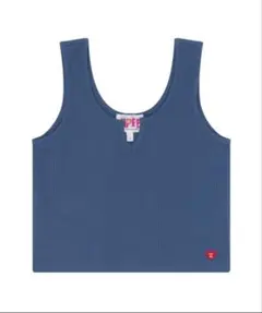 ブルー　タンクトップ　A BATHING APE エイプ