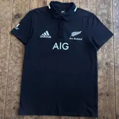 adidas アディダス ALL BLACKS ポロシャツ 半袖