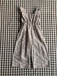 tete a teteテータテート花柄サロペット110cm