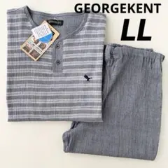 メンズ　ジョージケント　パジャマ　半袖　7分丈パンツ　LL 綿100% 新品