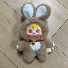 samuel サミュエル ぬいぐるみ うさぎ 　三小毛　茶色　キラ目