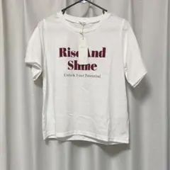 RETRO GIRL ロゴTシャツ　白　タグ付き新品