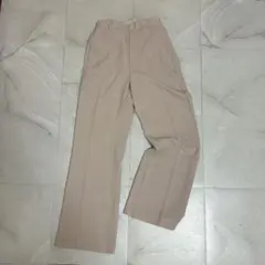 Re:EDIT（リエディ）ベージュ スラックス パンツ M キレイめコーデ