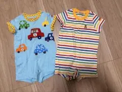 ミキハウスロンパース　2点セット