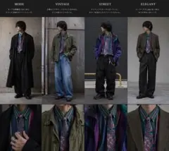 【ストライプシャツ Lサイズ ボタンダウン 総柄ネクタイ セット メンズ】