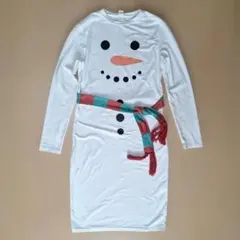 雪だるま　スノーマン　ワンピース クリスマス　ハロウィン　コスプレ　キッズ