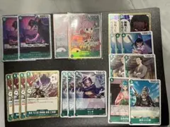 ワンピースカード　緑ゾロデッキパーツ