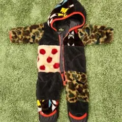 カバーオール　 70cm 赤ちゃん 冬服　ボアボディオール ナルミヤ