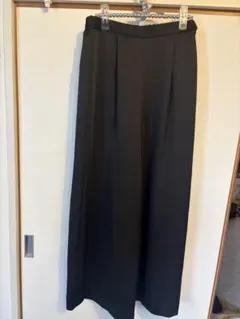 イエナ ブラック ワイドパンツ プリーツ入り ゴムウエスト新品未使用