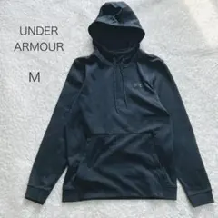【アンダーアーマー】UNDER ARMOUR ブラック 長袖パーカー Mサイズ