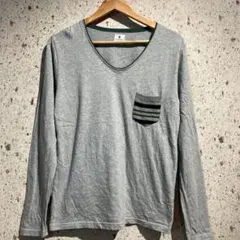 00s R.NEWBOLD 長袖ポケットTシャツ　アールニューボールド Y2K