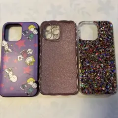 iPhone14ProMAX用ケース3個セット⭐︎スヌーピー（カード入ミラー付き）