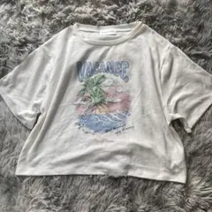 スナイデルホーム SNIDEL HOME サーフプリントTシャツIVR新品