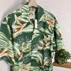 デッドストック　80s 90s パイナップルジュース　アロハシャツ　ヴィンテージのサムネイル
