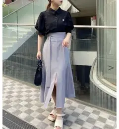 ナイスクラップ 完売品 フロントスリットマーメイドスカート