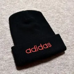 adidas ワッチキャップ ニットキャップ ニット帽 美品 日本製 90s