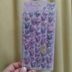うるちゅる　ポップシール　クロミ　マイメロ