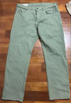 GAP GAPFLEX ストレートパンツ 36 | 32 ライトグリーン