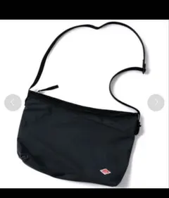 DANTON ナイロンタフタショルダーバッグ・サコッシュ　ブラック