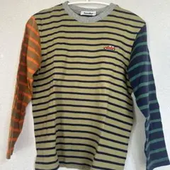 familiar ストライプ長袖カットソー 140