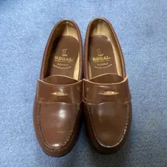 ✨新品・未使用品✨REGAL コイン ローファー 23.5 ダークブラウン 超美品】REGAL リーガル コインローファー 25 ダークブラウン 本