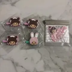 モンチッチ ガチャガチャ 前髪クリップ コームチャーム