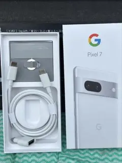 Google Pixel 7 空箱とUSB-Cケーブル