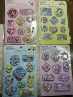 【新品】正規品 スヌーピー ウォーターシール 4種類セット