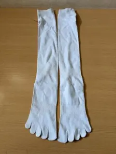 ゼット　ZETT 5本指ソックス 25〜28cm 白　野球用