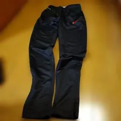 NIKE キッズ ロングパンツ 黒 裾ファスナー 約150㌢