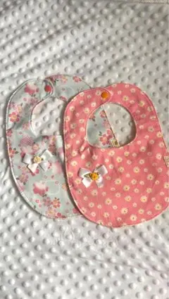 ベビースタイ 2枚セット ハンドメイド よだれかけ 赤ちゃん 出産祝い