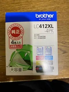 Brother 純正インクカートリッジ 412XL 4色セット - メルカリ