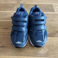 美品！瞬足　青スニーカーJE-490 19.0cm