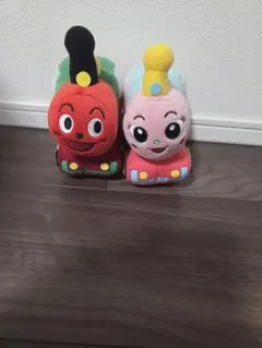 SLマン　ポッポちゃん カレーパンマン　ぬいぐるみセット