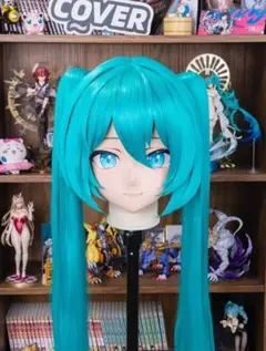 在庫あり】全頭面 初音ミク 着ぐるみ マスク コスプレ コスチューム