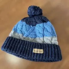 mont-bell ケーブル編みニット帽