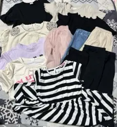 セール！　女の子　夏服　半袖　ハーフパンツ　スカート ワンピース 120